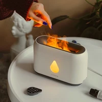 zk30 new flame air humidifier essential oil diffuser aroma ultrasonic mist maker home room aromatherapy humidificador bedroom