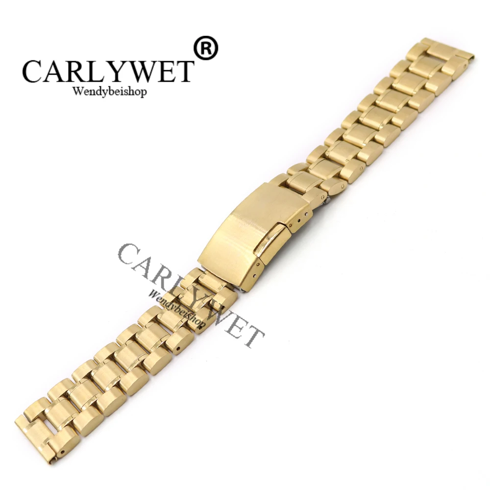 CARLYWET 14 16 18 19 20 22 24 26 28 мм серебристые черные двухцветные наручные часы цвета