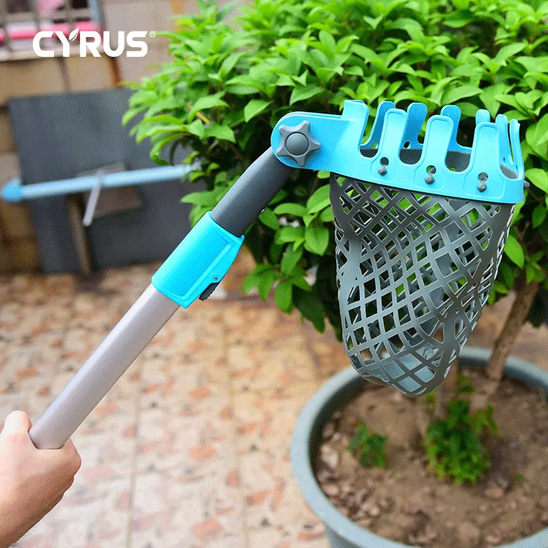 Сборщик фруктов удлиненные выдвижные стержни удобный инструмент для сбора