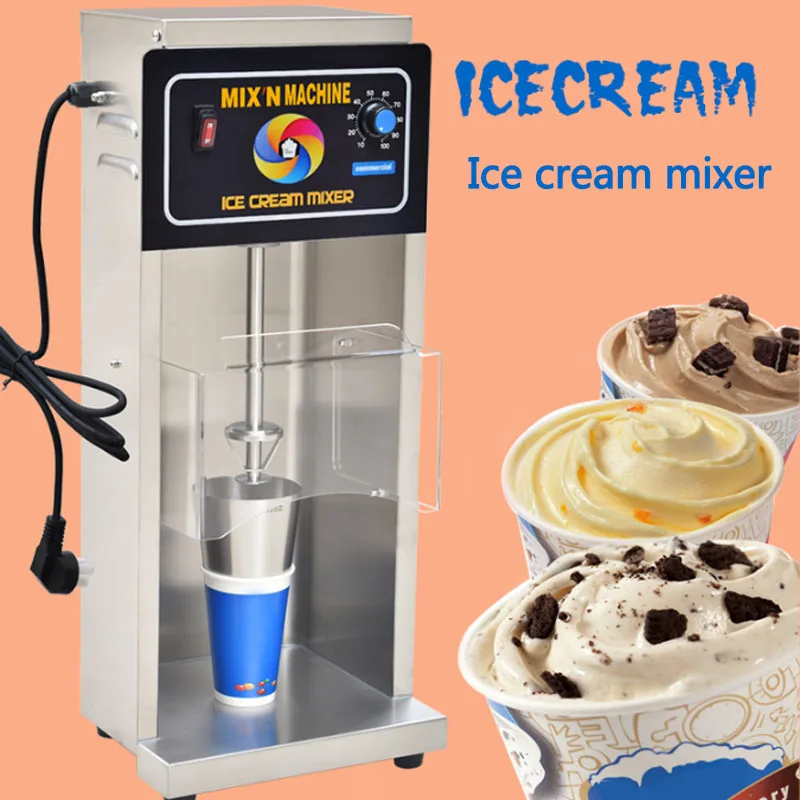 

DQ-998 Blizzard machine ice cream machine Snowstorm machine Stainless steel ice cream mixer Commercial stirrer 220V 650W