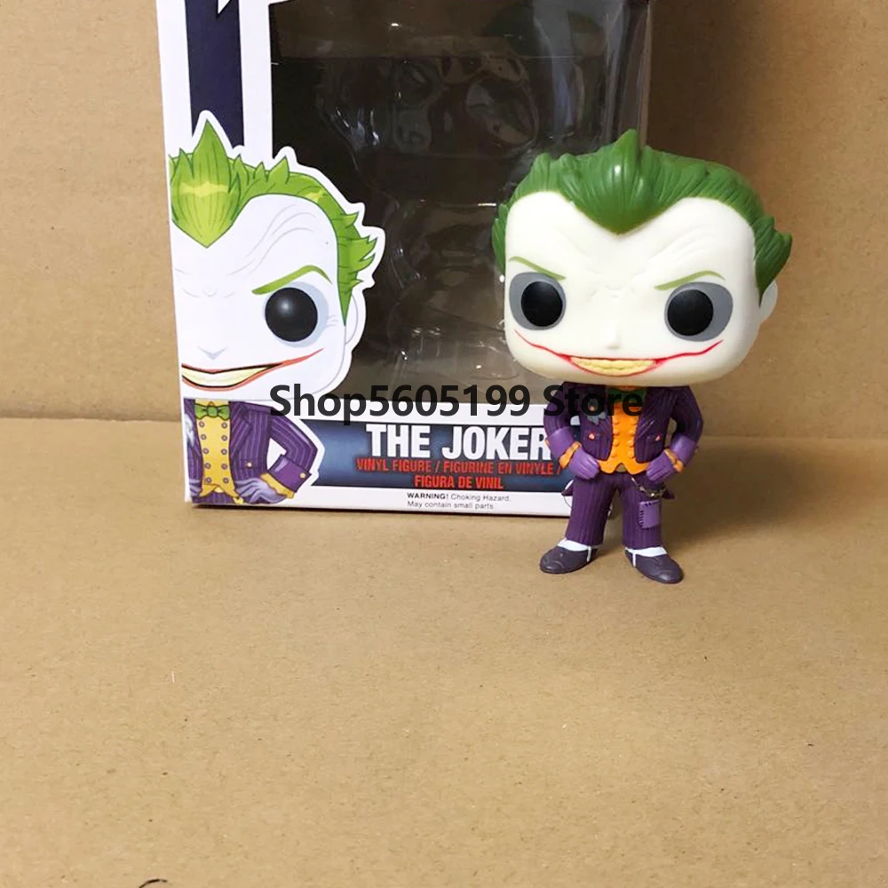 Бэтмен поп Джокер с коробкой виниловая экшн фигурка Коллекционная модель