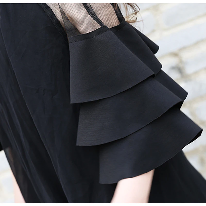 Летнее платье для девочек детские платья с длинным рукавом Элегантное