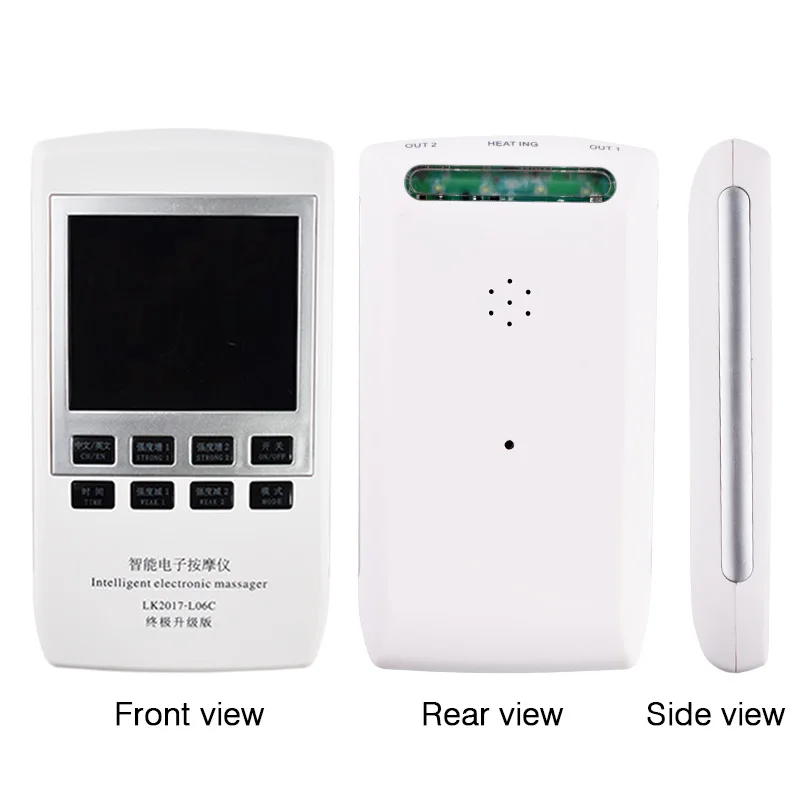 Tens EMS стимулятор мышц Многофункциональный Электрический массажер для