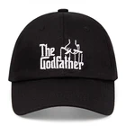 Бейсболка с вышивкой крестного отца из 100% хлопка, кепка в американском стиле с крестным отцом, модная Бейсболка унисекс, Повседневная Уличная Кепка