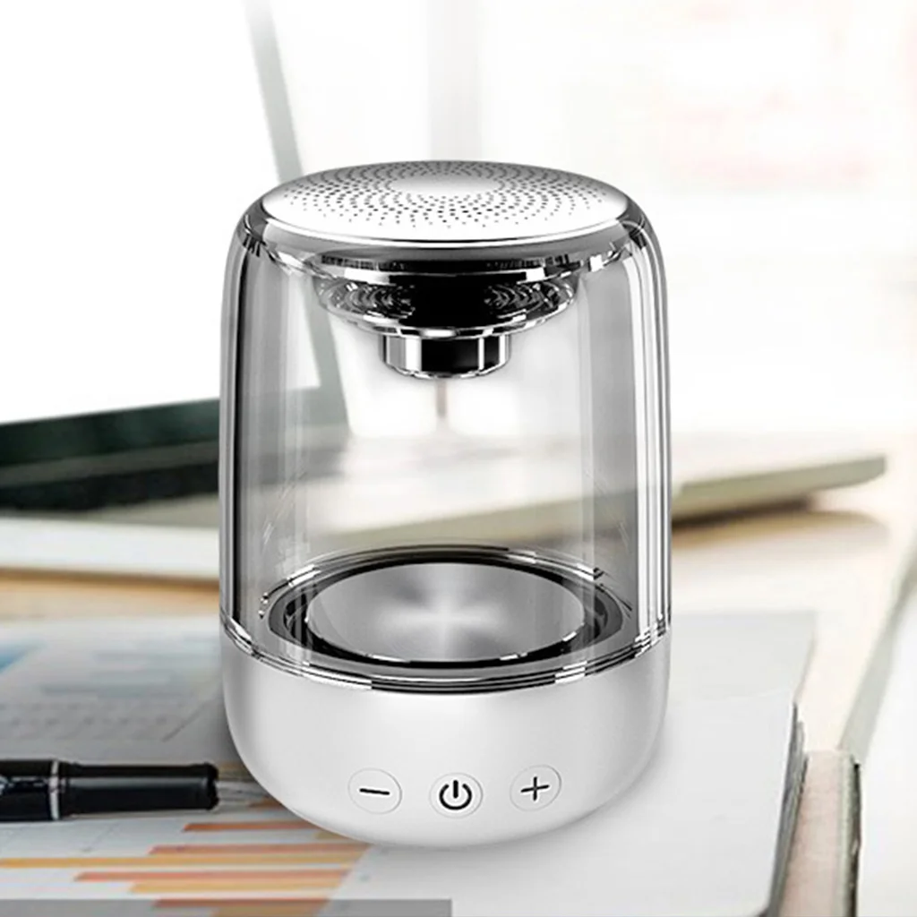 C7 Bluetooth динамик прозрачный светодиодный светящийся портативный мини
