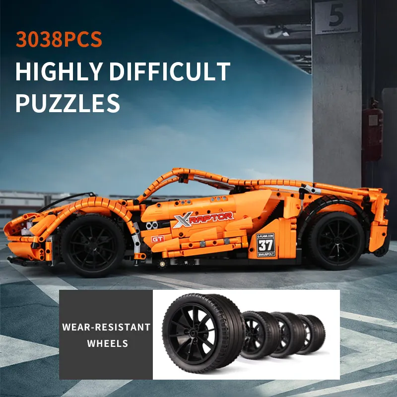 3038 шт Мпц GT спортивный гоночный автомобиль RC Мощность Функция транспортного
