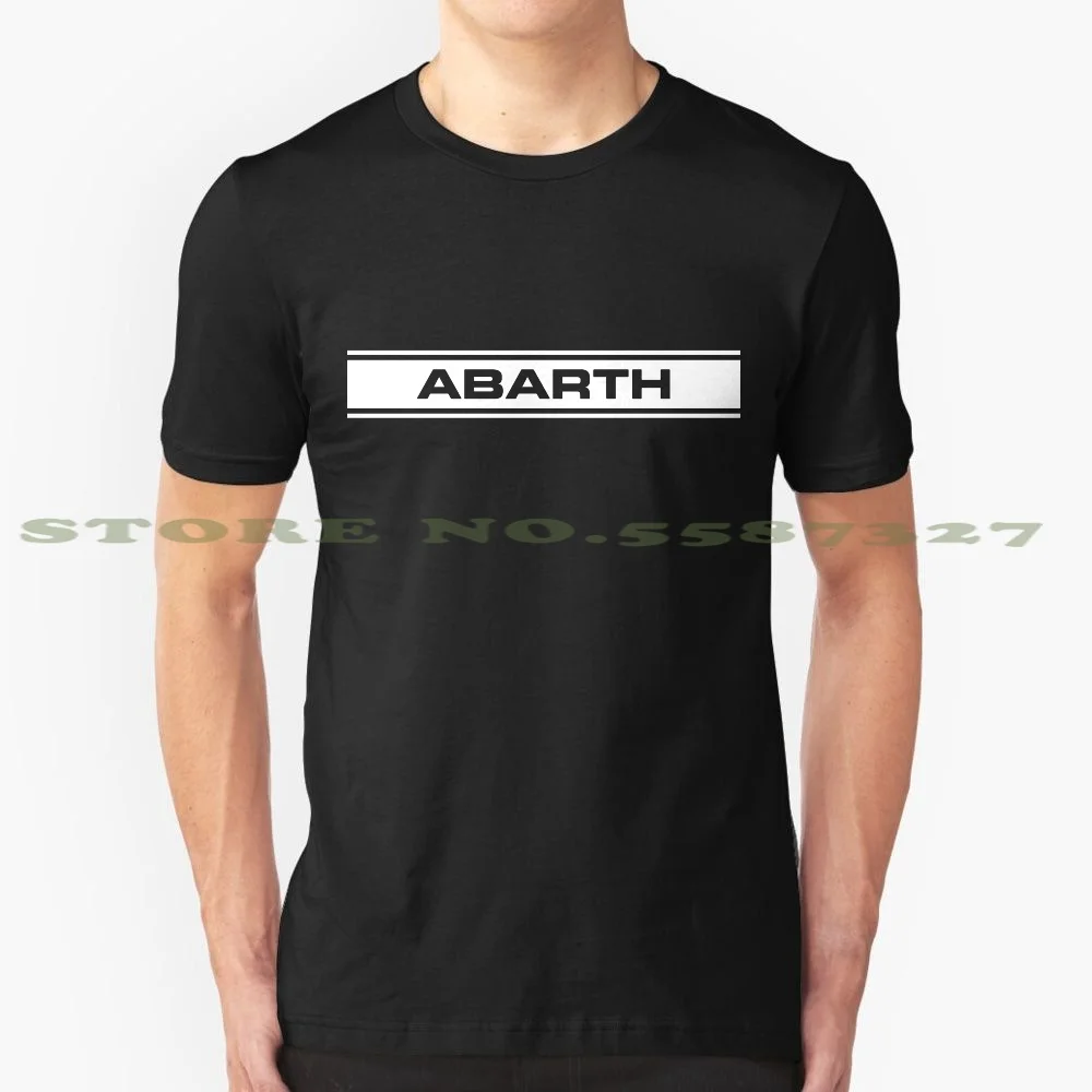 Abarth полосатая (белая) крутая дизайнерская футболка для мужчин и женщин|Мужские