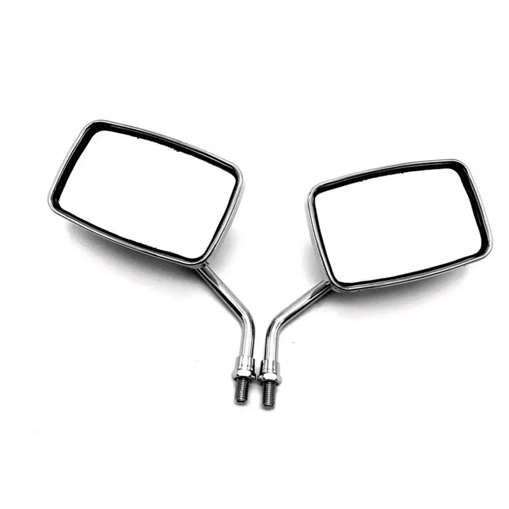 

2Pcs Modified Motorcycle Rearview Mirror 10mm Back Side Convex Mirror Scooter E-Bike Rear View Mirrors Motocross Accessories