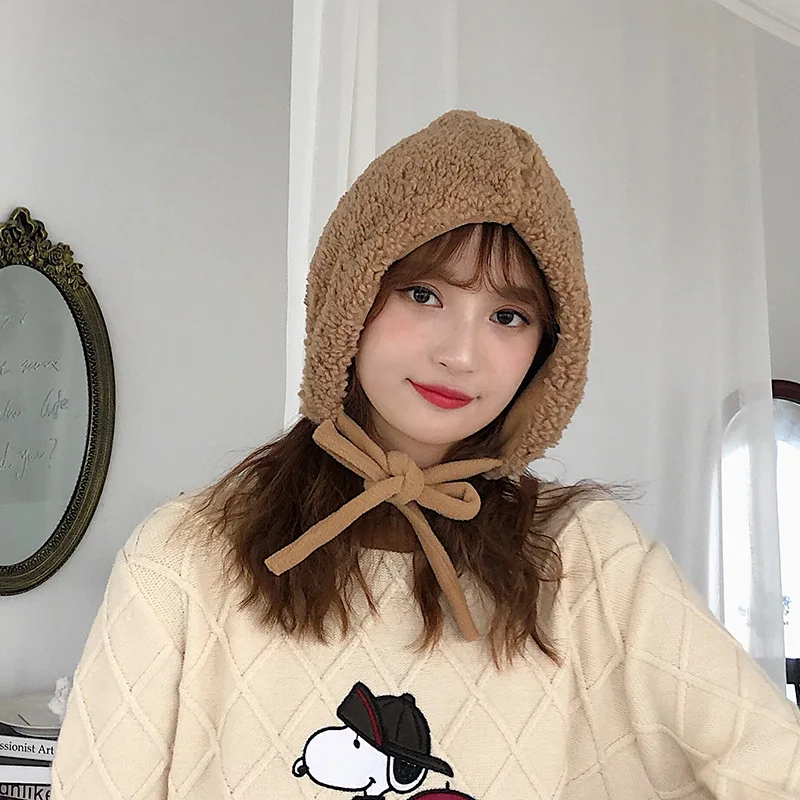 Повседневная шапка-бомбер для женщин зимняя шапка-ушанка из плотного бархата