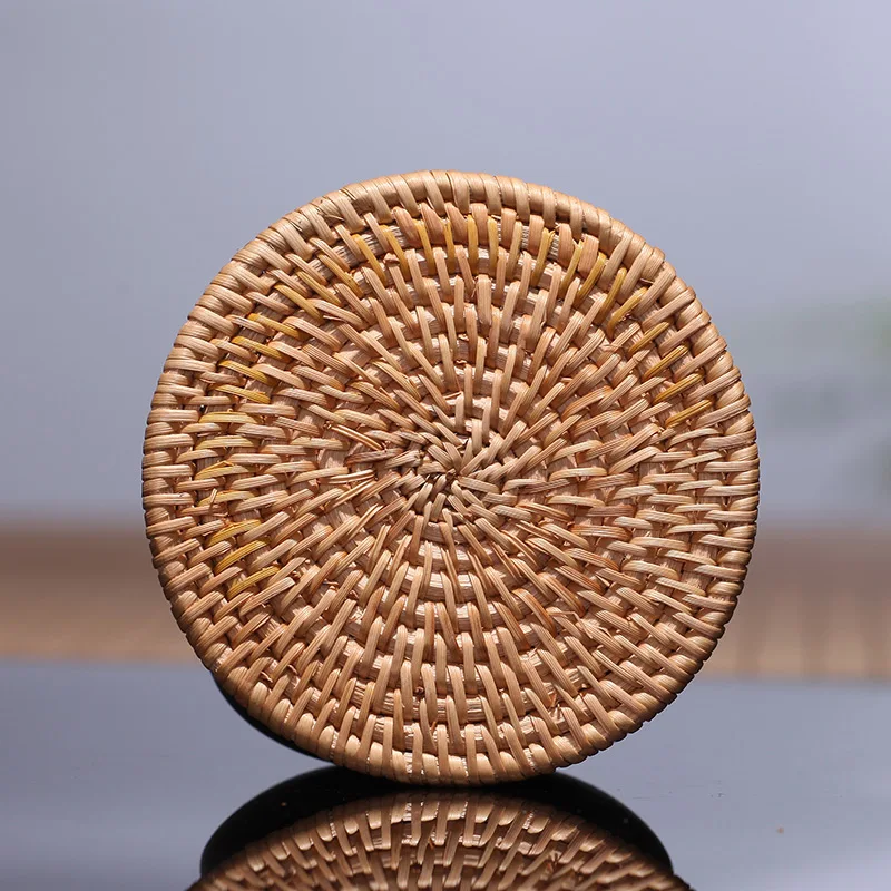 

Восстанавливающий античный коврик для макияжа с тростником, рекомендуемый вручную коврик, коврик для чашки, коврик для чашки, чайное блюдцо...