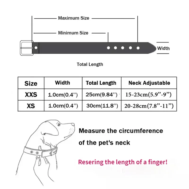 С милой собачкой воротник стойка красный розовый кожаный ошейник подходит для