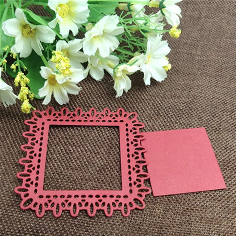 Кружевной фон металлические штампы трафареты для сделай сам Скрапбукинг