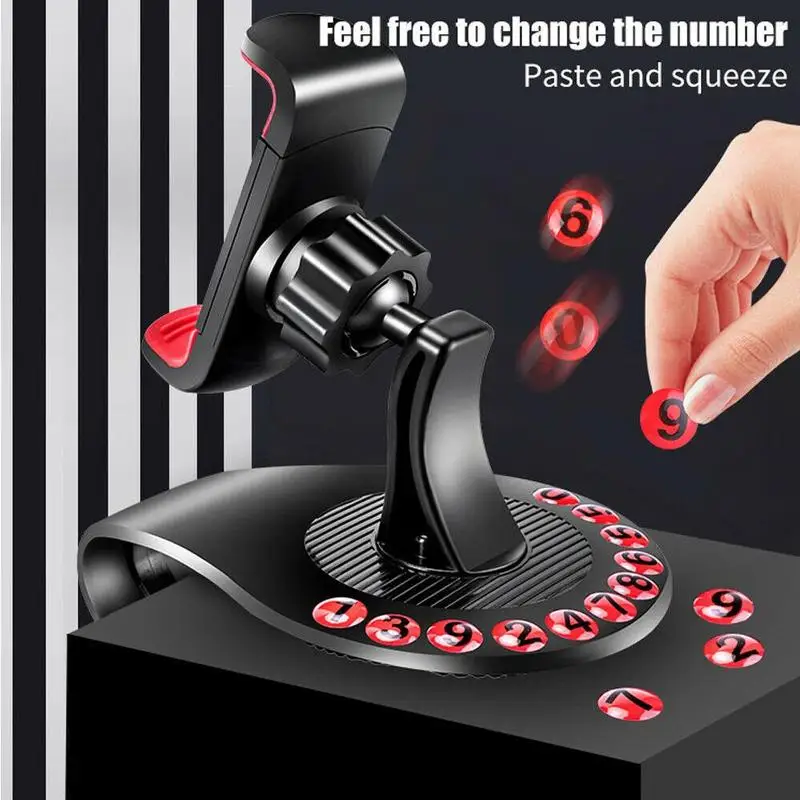 

Car Phone Holder For Cell Phone in Car GPS Dashboard 360 11 For iPhone Universal Bracket Xiaomi Stand 7 XR Samsung Holder R6W8