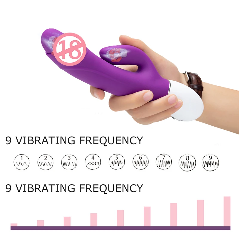 G Spot Вибратор с кроликом мощный секс игрушка для мастурбации женщин