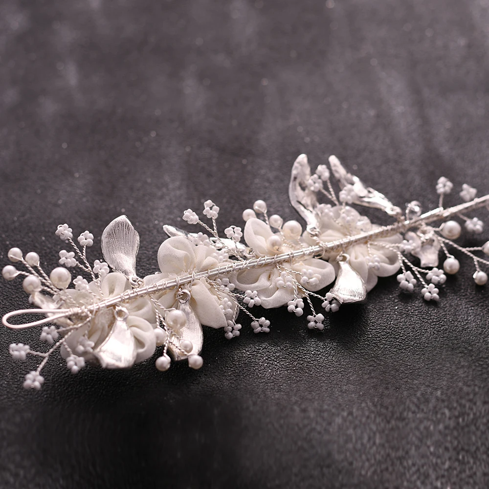 

TRiXY SH274 Bridal Dress Belt Wedding Belt Floral Crystal Sash Skinny Sliver Diamond Belt with Rhinestones Bridal Belt