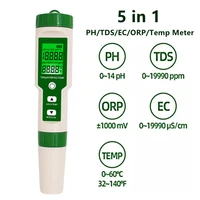 5 in 1 phtdsorpectemperature meter digital water quality tester ph analysis for pools aquarium drinking water monitor tester