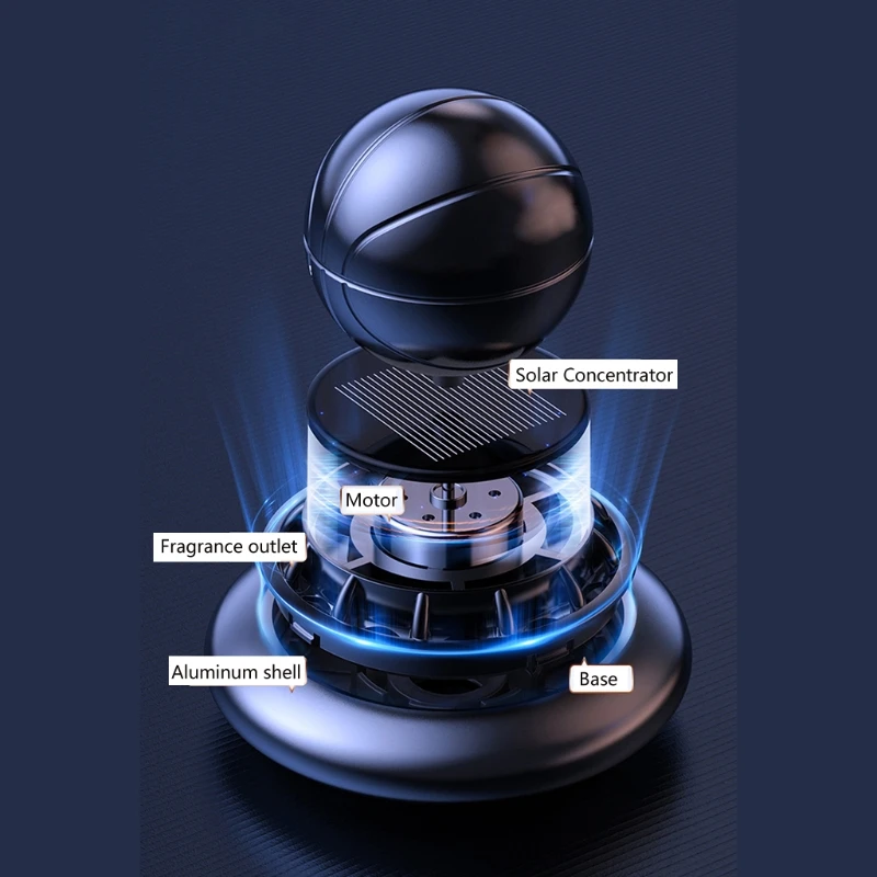 

Новинка 2022, автомобильный держатель для духов, вращающийся освежитель воздуха, простая установка салона