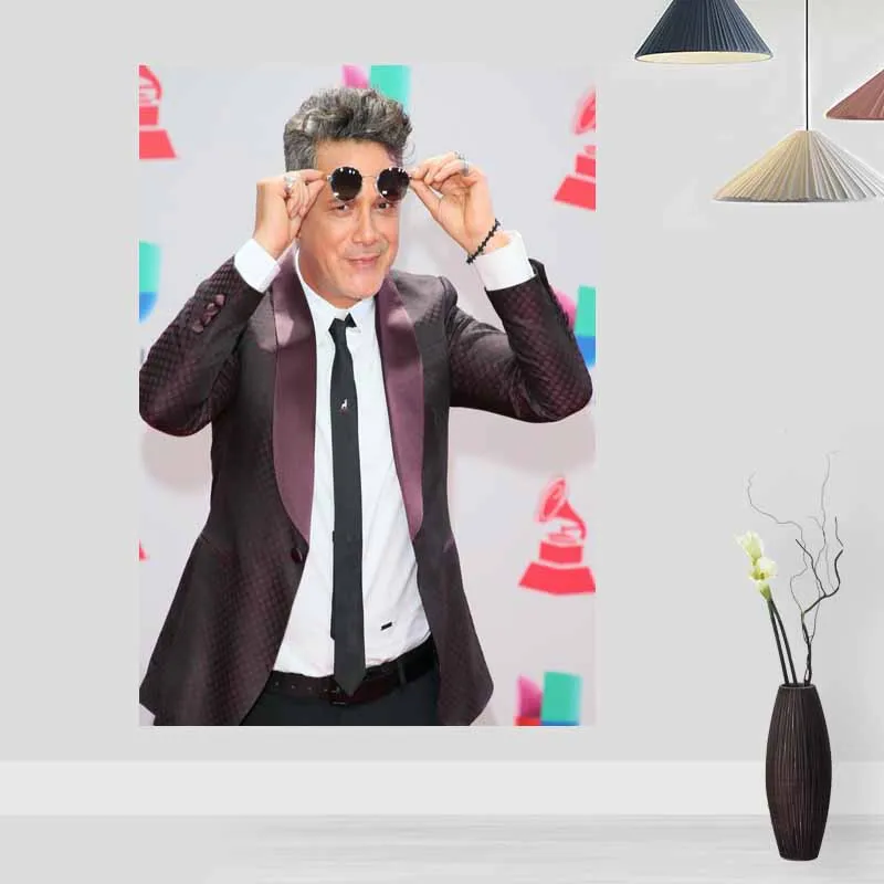 Новый Alejandro Sanz плакат Обычная сатиновая печати плакатов ткань постер на стену из
