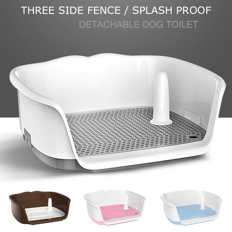 

Pet Dog Toilet Puppy Potty Urinal Lavatory Basin Pee Training Tray Plastic Dogs Chiens Pets WC Toilet Cleaning Potty Puppy Tray