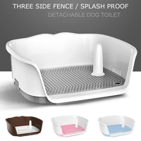 pet dog toilet puppy potty urinal lavatory basin pee training tray plastic dogs chiens pets wc toilet cleaning potty puppy tray