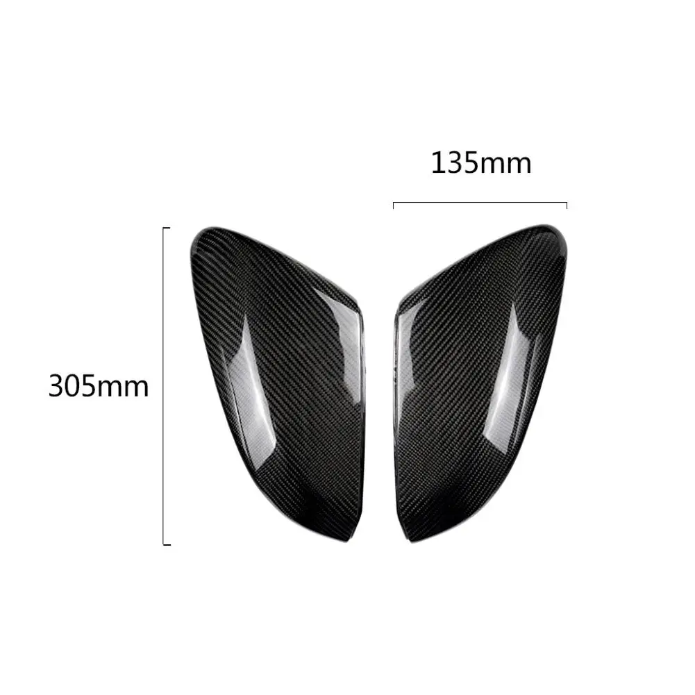 

2Pcs Rearview Side Mirror Cover Caps Fit for Honda Civic 10th Generation 2016-18