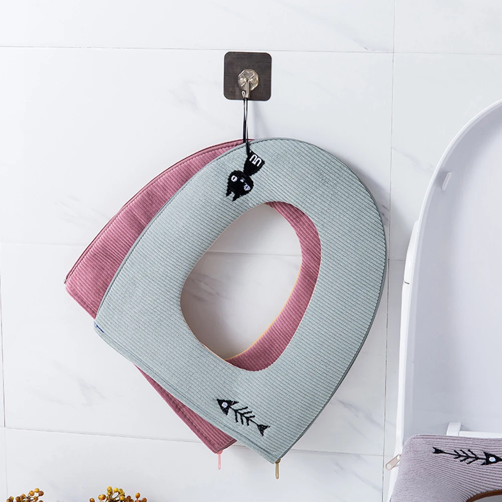 Теплое сиденье на унитаз Крышка для ванной комнаты продукты пьедестал Пан