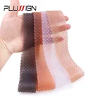 Силиконовый парик, повязка на голову, силиконовый нескользящий парик, фиксатор для волос, лента для кружевных париков и спортивный мягкий прозрачный коричневый L M Fix Band