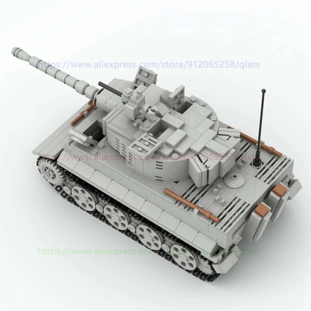 Конструктор Тигр I WW2 Военный танк игрушка для солдат фигурки оружие кирпичи