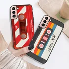 Чехол для Samsung S20 FE, чехлы в стиле ретро с аудиокассетами, чехол для телефона Samsung S21 Ultra S20 FE S30 Plus S8 S10 S9 S10e S7 Edge Xcover 5