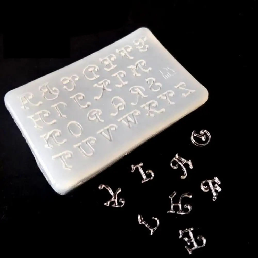 26 английская буква алфавита 3D силиконовая форма для ручной работы DIY инструмент