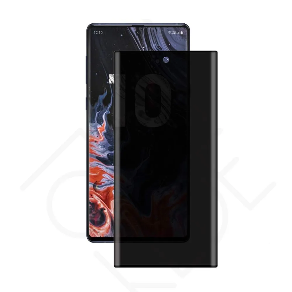 9H 3D полное покрытие, закаленное стекло для SAMSUNG Galaxy Note 8, 9, 10 Pro, S8, S9, S10 Plus, Антибликовая Защитная пленка для экрана