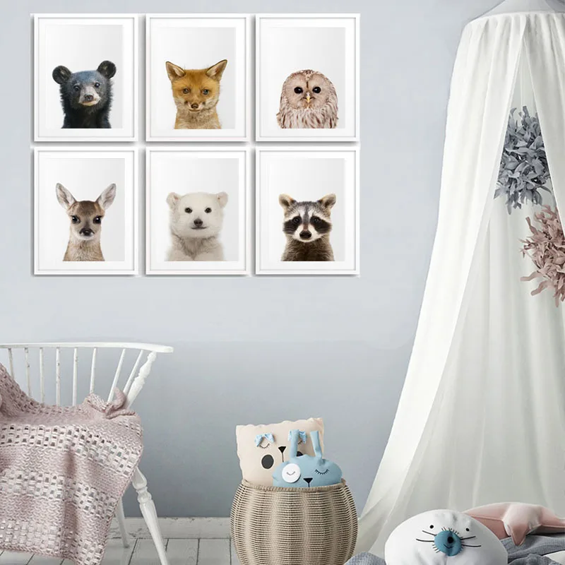 Настенные плакаты в скандинавском стиле живопись на холсте с изображением