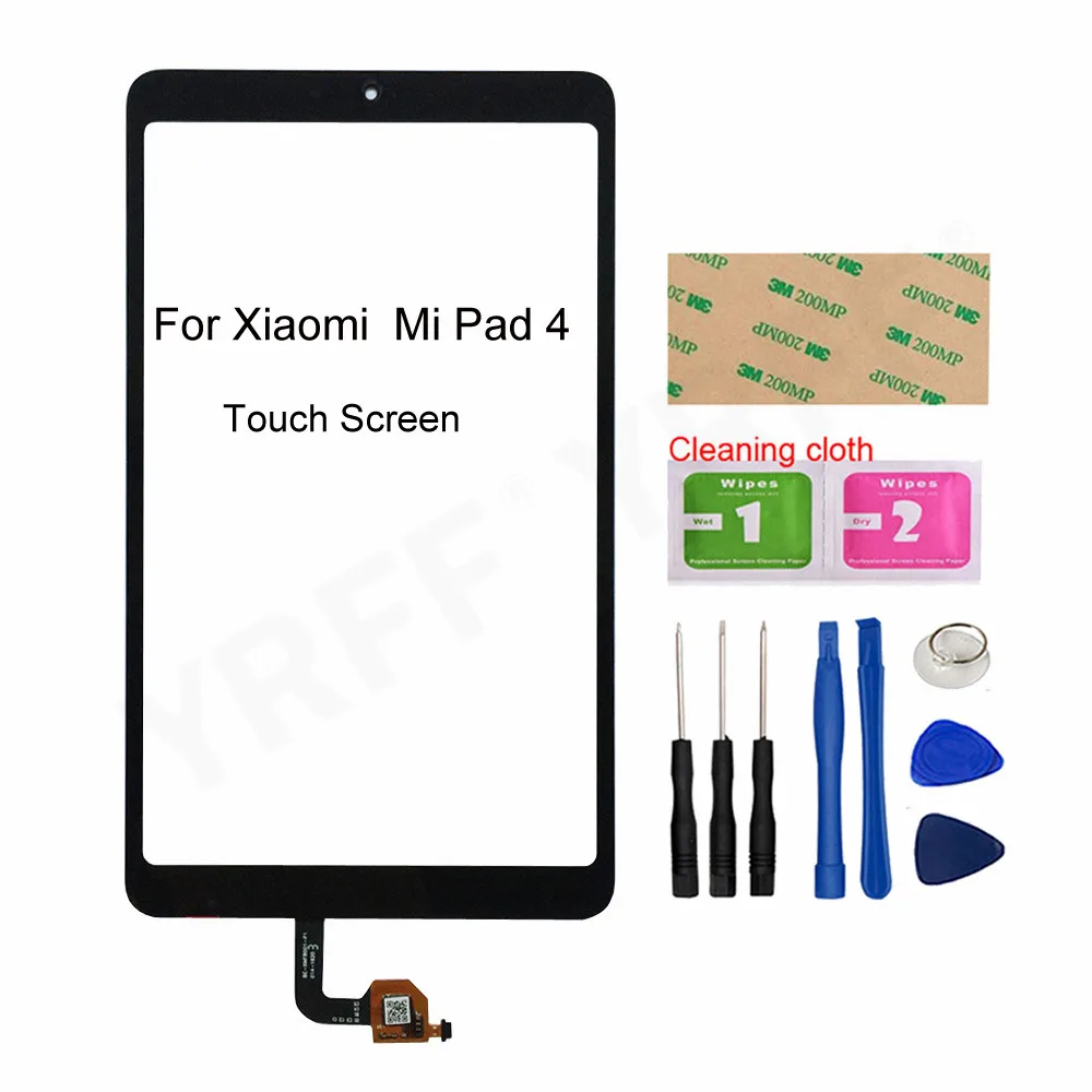 

8.0'' Touch Glass Screen For Xiaomi Mi Pad 4 Touch Screen Digitizer Sensor Glass Panel Replacement Parts