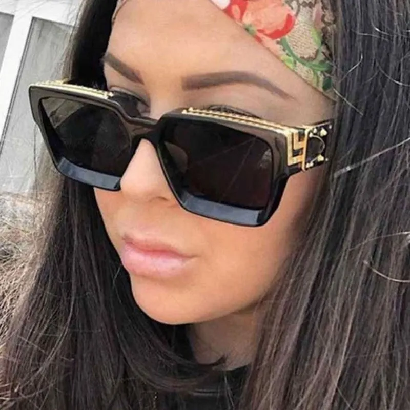 

New Fashion Brand Sunglasses Men Women Square UV400 Driving Eyewear Brand Designer Luxury Sun Glasses Vintage Gafas Feminino