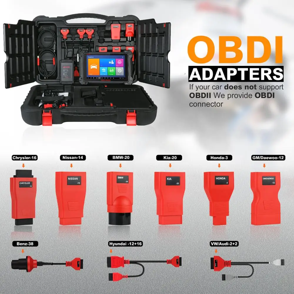 Autel MaxiCOM MK908 автоматический диагностический инструмент OBD2 сканер ADAS ECU