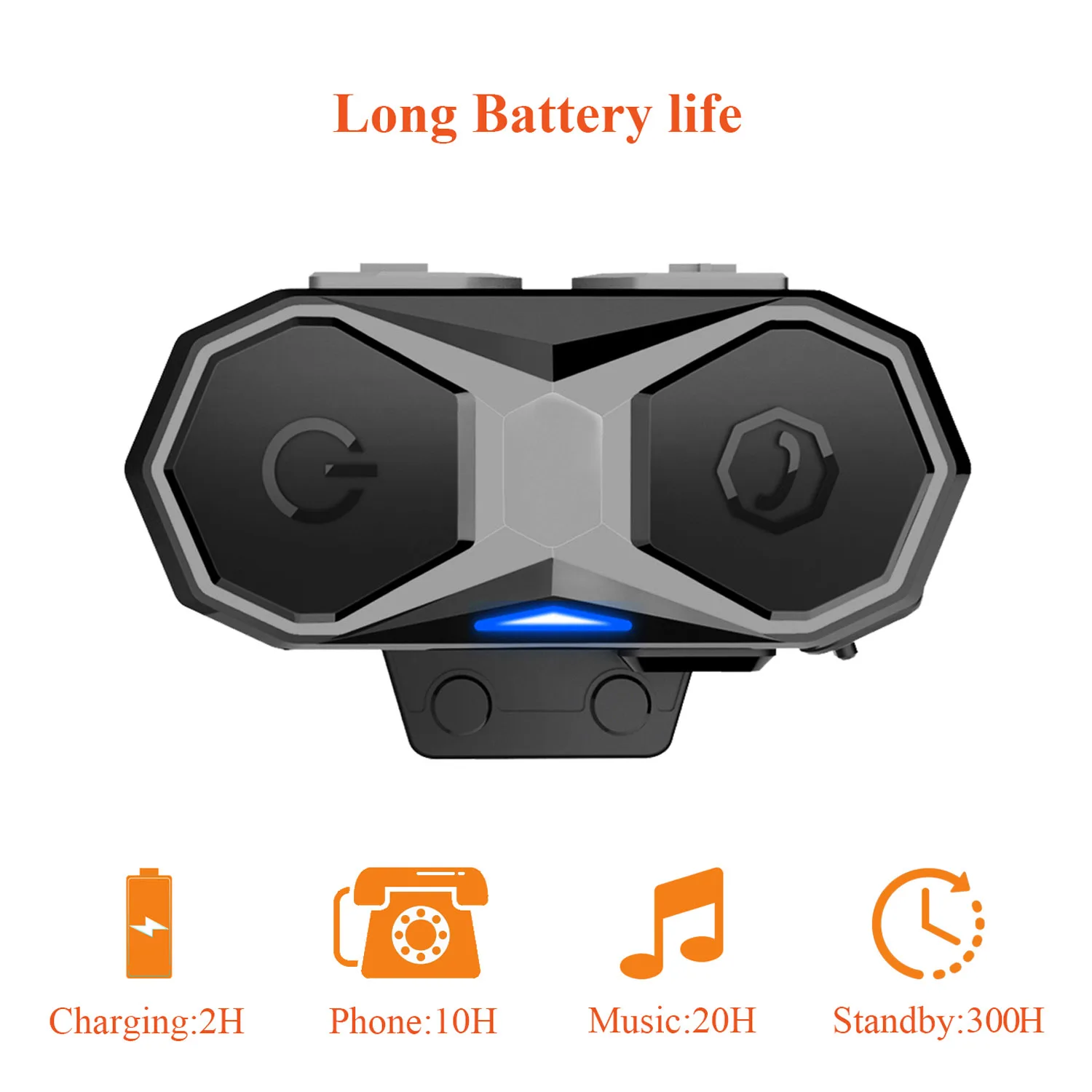 WT005 мотоцикла система внутренней связи по Bluetooth для Шлемы гарнитуры 1000 м Hands free