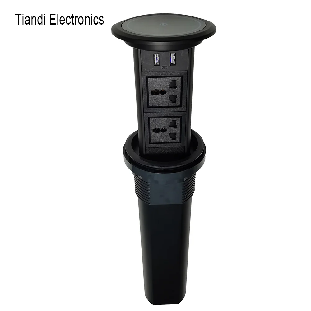 USB-розетка с беспроводной зарядкой для дома и офиса переходник вилкой Стандарта