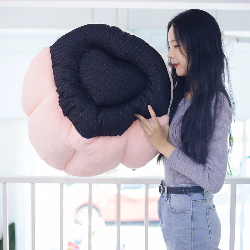 

50*43*26cm NEW Stuffed Colorful Cat Paw Fuzzy Plush Sofa Seat Cushion Animal Indoor Floor Chair Pillow for Winter Warm