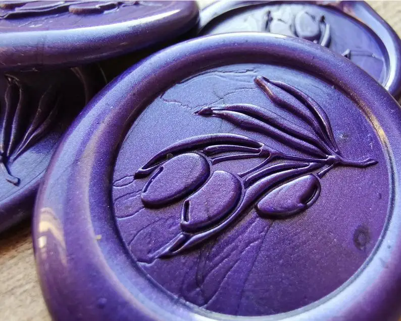 Самоклеящиеся восковые уплотнения в виде оливковой ветви уплотнители для