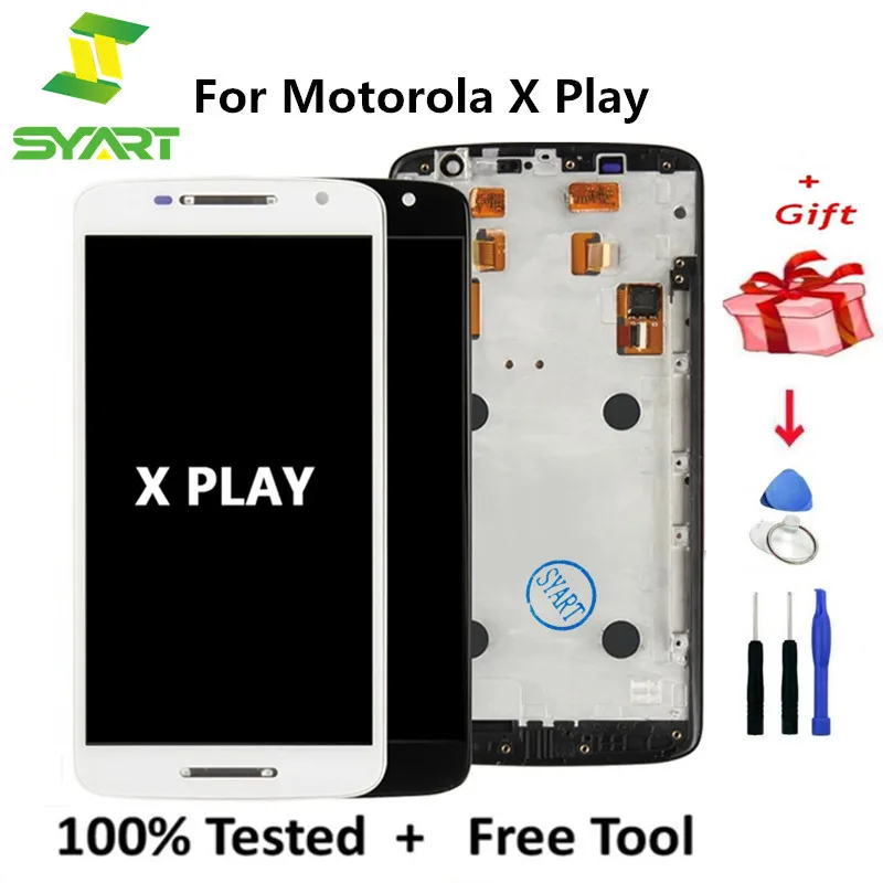 ЖК-экран для Motorola Moto X Play сенсорный экран с рамкой дигитайзер в сборе XPlay XT1561 XT1562