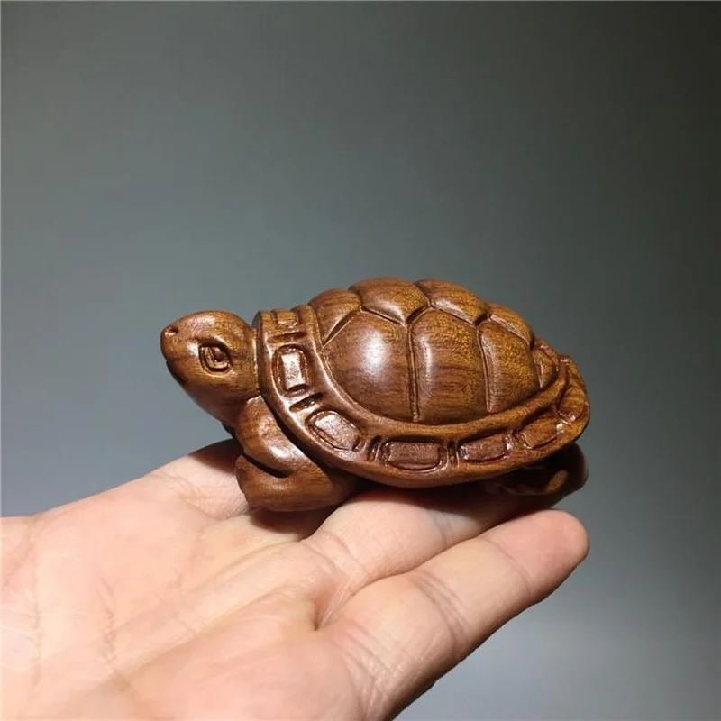 Резная черепаха из розового дерева Массив богатая в мире ракушки красного резные
