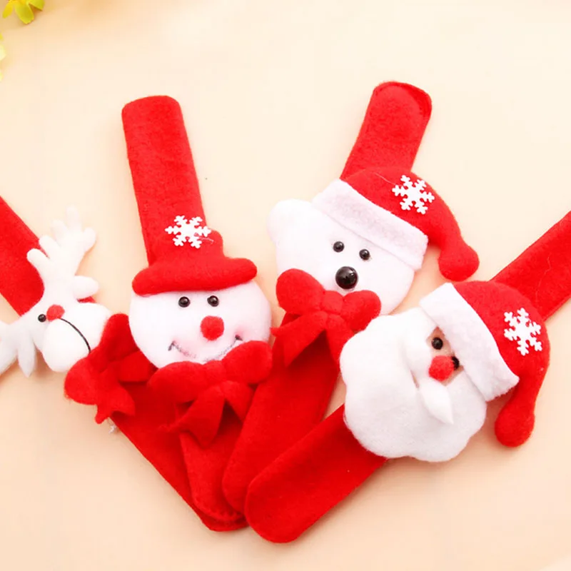 1 шт. Рождественский браслет новогодние украшения с дедом морозом медведем