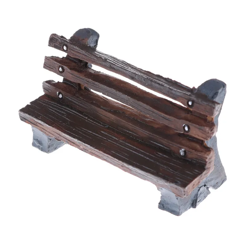 Миниатюрные скамейки для парка мебель современные аксессуары игрушки украшение
