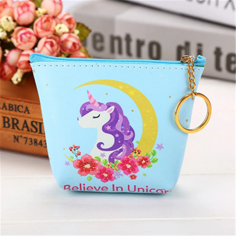 Квадратный мини кошелек для младенцев с единорогом|Украшения своими руками