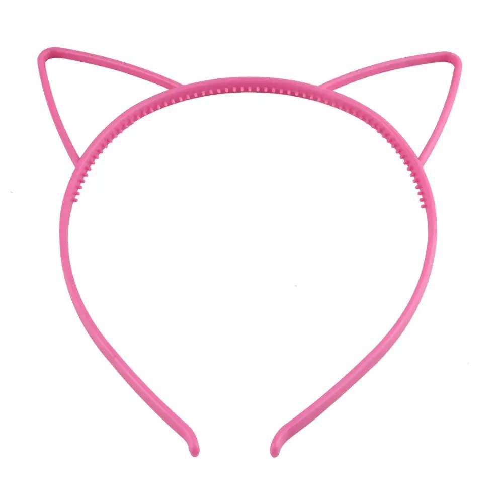 pink cat Модные женские и Детские ободки для волос с коронными ушками для девушек, ободок для дня рождения, Детские вечерние аксессуары для волос с кошачьими ушками - Цвет: pink cat