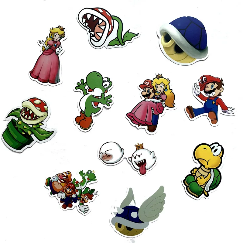 Rsitute R895 50 шт./компл. Классическая наклейка для скрапбукинга с героями игр гитары