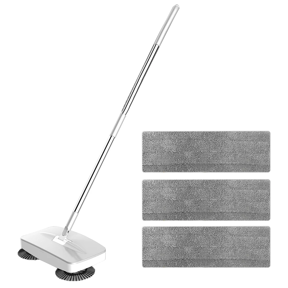 Подметальная машина из нержавеющей стали с ручным нажимом Волшебная щетка