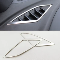 for mazda 3 axela m3 2014 2017 stainless steel front dashboard upper air vent outlet cover trim garnish bezel frame car styling