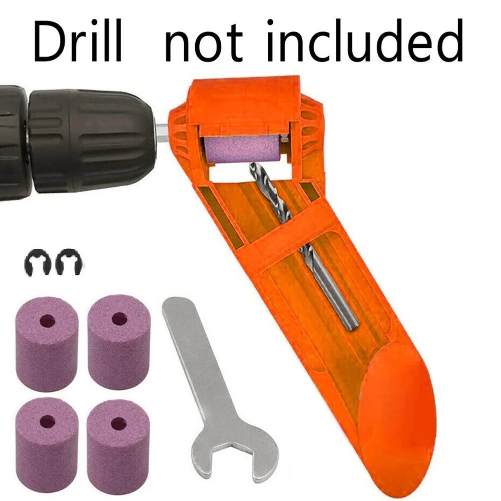 

Portable Drill Bit Sharpener Sharpening Tool Corundum Resisting Grinding Wheel Grinding Grindstone Wrench Buckle Power Tool Set