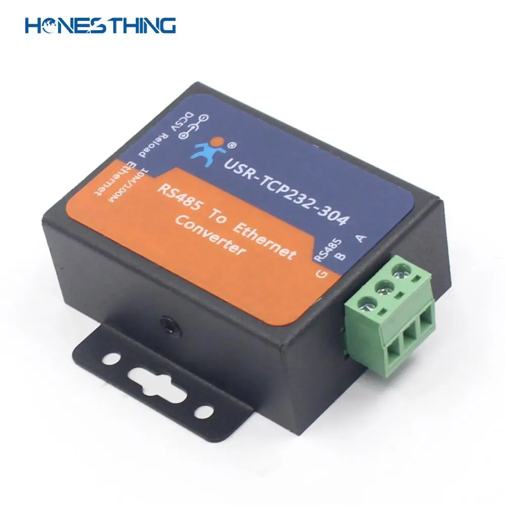 HonesThing Serial Device Server USR-TCP232-304 RS485 to Ethernet Converter TCP IP Module DNS DHCP Built-in Webpage | Безопасность и
